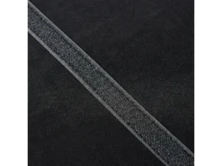 Canapé Banquette 2 Places En Velours Noir TABY -Accueil-Canapé canape 16665419