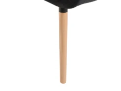 Canapé Banquette 2 Places En Velours Noir TABY -Accueil-Canapé canape 16665421