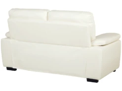 Canapé 2 Places En Cuir PU Crème VOGAR -Accueil-Canapé canape 16665471