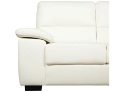 Canapé 2 Places En Cuir PU Crème VOGAR -Accueil-Canapé canape 16665473