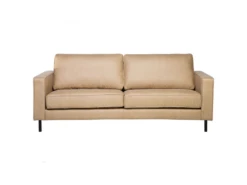 Canapé 3 Places En Cuir PU Beige SAVALEN