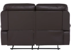 Canapé 2 Places En Cuir PU Marron Avec Position Réglable BERGEN -Accueil-Canapé canape 17582551