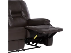 Canapé 2 Places En Cuir PU Marron Avec Position Réglable BERGEN -Accueil-Canapé canape 17582553