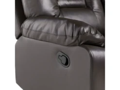 Canapé 2 Places En Cuir PU Marron Avec Position Réglable BERGEN -Accueil-Canapé canape 17582555