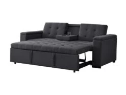 Noho Canapé Convertible Gris Foncé