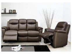 Canapé 2 Places Relax EVASION En Cuir - Noir -Accueil-Canapé canape 17773 2