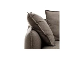 Canapé 3 Places Tissu Gris Taupé - TOMAR -Accueil-Canapé canape 17788789