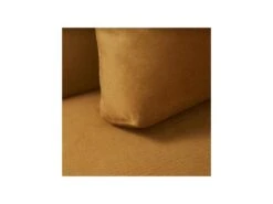 Canapé 3 Places Tissu/Bois Moutarde - LAOS -Accueil-Canapé canape 17788825