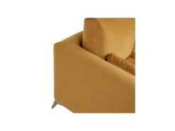 Canapé 2 Places Tissu/Bois Moutarde - LAOS -Accueil-Canapé canape 17788861