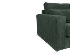 Grand Canapé D'angle Droit En Velours Côtelé Vert MONDOVI -Accueil-Canapé canape 17805915