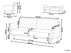 Canapé Convertible 3 Places En Velours Jaune SENJA 14 Canapé Convertible 3 Places En Velours Jaune SENJA -Accueil-Canapé canape 17868379