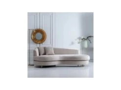 Canapé Haricot 4 Places Beige - ARGENTINA