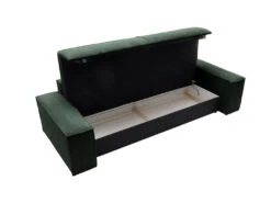 Canapé 4 Places Convertible En Velours Côtelé Vert AMELIA De Pascal Morabito -Accueil-Canapé canape 17972253