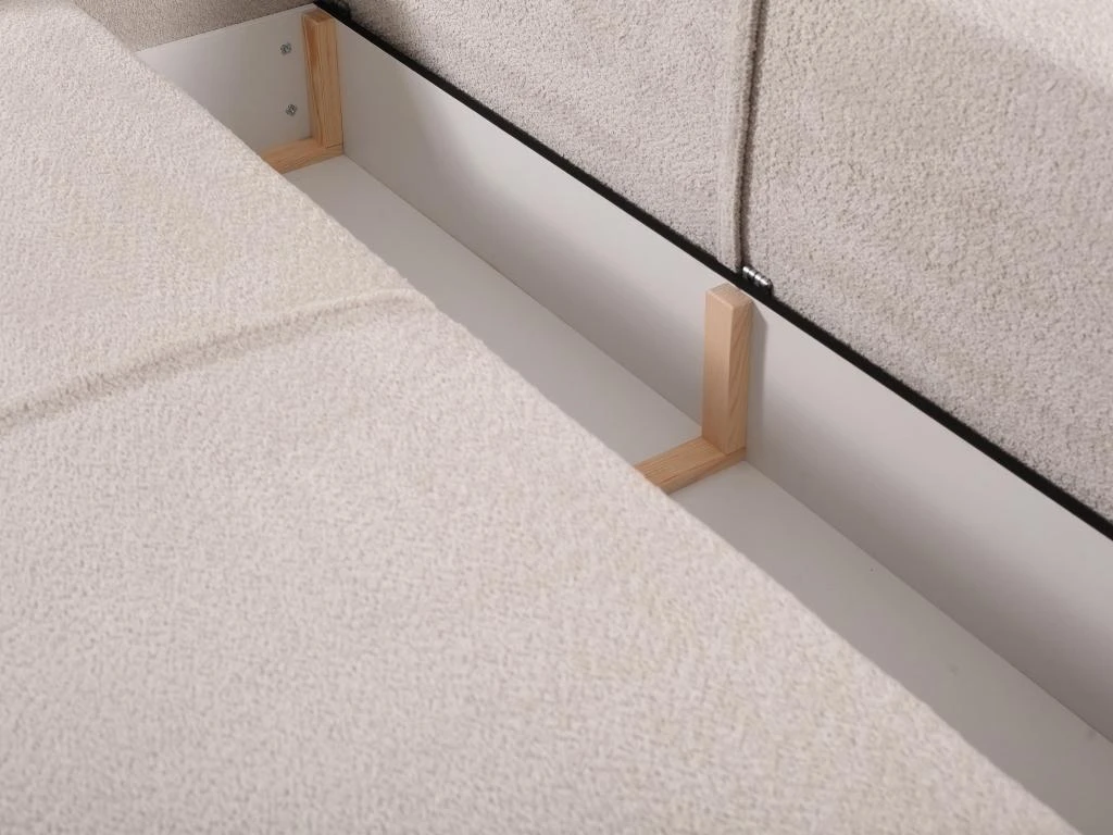 Canapé 4 Places Convertible En Tissu Bouclette Beige AMELIA De Pascal Morabito 8 Canapé 4 Places Convertible En Tissu Bouclette Beige AMELIA De Pascal Morabito – Image 6