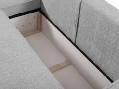 Canapé 4 Places Convertible En Tissu Bouclette Gris AMELIA De Pascal Morabito -Accueil-Canapé canape 17976553