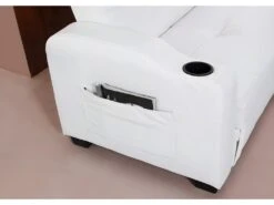 Canapé Convertible Clic Clac En Simili MIRELLA - Noir -Accueil-Canapé canape 17991