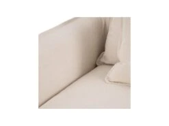 Canapé 3 Places Tissu Beige N°3 - LINOU -Accueil-Canapé canape 18103907