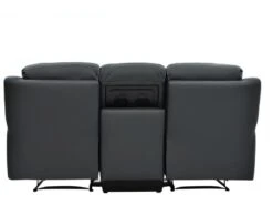 Canapé 3 Places Relax EVASION En Cuir - Gris -Accueil-Canapé canape 182150