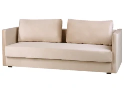 Canapé En Velours Beige Avec Rangement EKSJO -Accueil-Canapé canape 18253881