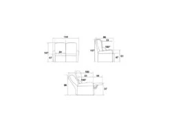 Canapé Relax électrique 2 Places Brun/Mastic - ZENIA 8 Canapé Relax électrique 2 Places Brun/Mastic - ZENIA -Accueil-Canapé canape 18273363