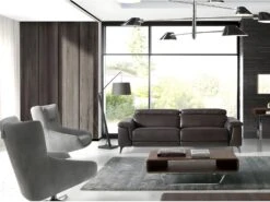 Canapé 2 Places En Cuir Avec Relax 6050 ANGEL CERDA -Accueil-Canapé canape 18425241