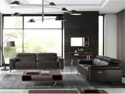 Canapé 2 Places En Cuir Avec Relax 6050 ANGEL CERDA -Accueil-Canapé canape 18425243