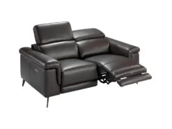 Canapé 2 Places En Cuir Avec Relax 6050 ANGEL CERDA -Accueil-Canapé canape 18425247