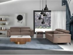 Canapé 2 Places En Cuir De Vachette 6106 ANGEL CERDA -Accueil-Canapé canape 18425535