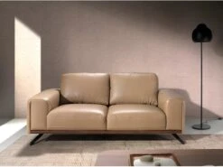 Canapé 2 Places En Cuir Couleur Arena 6133 ANGEL CERDA