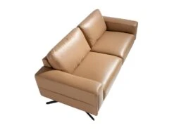 Canapé 3 Places En Cuir Couleur Arena 6134 ANGEL CERDA -Accueil-Canapé canape 18426315