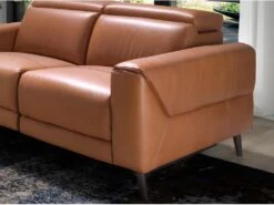 Canapé 2 Places En Cuir Avec Relaxation 6147 ANGEL CERDA -Accueil-Canapé canape 18426867