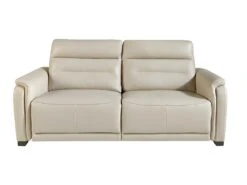 Canapé 3 Places En Cuir Gris Et Relax 6158 ANGEL CERDA -Accueil-Canapé canape 18427213