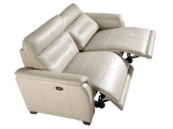 Canapé 3 Places En Cuir Gris Et Relax 6158 ANGEL CERDA -Accueil-Canapé canape 18427221