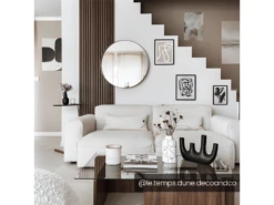 Canapé 3 Places En Tissu Sherpa Effet Peau De Mouton Blanc MAGALI 17 Canapé 3 Places En Tissu Sherpa Effet Peau De Mouton Blanc MAGALI -Accueil-Canapé canape 18818587