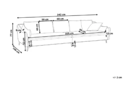 Canapé En Velours Rose Fuchsia AURE 14 Canapé En Velours Rose Fuchsia AURE -Accueil-Canapé canape 18858049