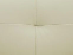 Canapé 2 Places En Cuir De Buffle MANUELLA - Blanc Ivoire -Accueil-Canapé canape 19079377