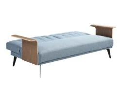 Canapé 3 Places Convertible Clic-clac En Tissu Bleu NINANDRO -Accueil-Canapé canape 19576559