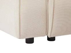 Canapé D'angle Droit En Velours Côtelé Beige BORORE De Pascal Morabito -Accueil-Canapé canape 19726381