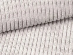 Canapé 3 Places Convertible En Velours Côtelé Crème TILIA -Accueil-Canapé canape 19766673