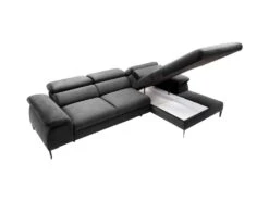 Canapé D'angle Droit Convertible En Velours Anthracite SEPINA De Pascal Morabito -Accueil-Canapé canape 19769805