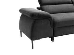 Canapé D'angle Droit Convertible En Velours Anthracite SEPINA De Pascal Morabito -Accueil-Canapé canape 19769807