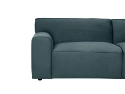 Canapé 3 Places En Velours Bleu OTRANO -Accueil-Canapé canape 19874039