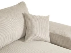 Canapé D'angle Réversible En Velours Côtelé Crème LUMIO -Accueil-Canapé canape 19875067