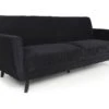 Canapé Convertible Clic-clac Refresha Velours Noir 2 Canapé Convertible Clic-clac Refresha Velours Noir -Accueil-Canapé canape 20006853