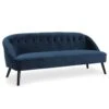 Canapé 3 Places Ioan Velours Bleu