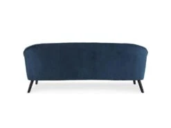 Canapé 3 Places Ioan Velours Bleu -Accueil-Canapé canape 20006917