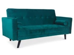 Canapé Convertible Clic-clac Scandinave Slow Velours Vert