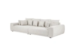 Canapé 4 Places En Tissu Beige TORPO -Accueil-Canapé canape 20911509