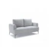 Canapé 2 Places Tissu Gris Clair - ALIX -Accueil-Canapé canape 21042207