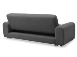 Canapé-lit Clic-clac 3 Places Confort Lucille Tissu Bouclette Gris -Accueil-Canapé canape 21043657